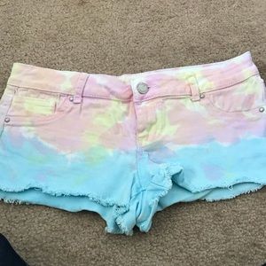 Tye dye shorts